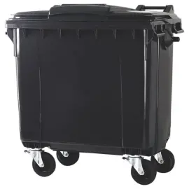 Container voor het verzamelen en sorteren van afval 770 L met wielen 