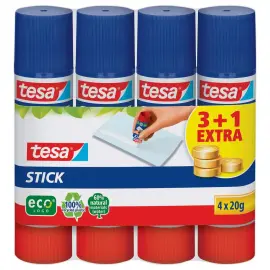 4  Sticks lijm Tesa&reg; EcoLogo 20 gr 