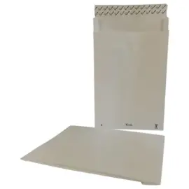 20  Witte onverscheurde TYVEK zakken 250x330 mm met een 38 mm bodem. 
