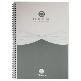 Spiraalnotitieboek FIDUCIAL 70g A4 21x29,7cm 100 pagina's gerecycled 