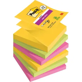 Z-Notes Post-it&reg; Super Sticky 76x76 mm - Blokken van 90 vellen 