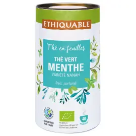 Groene muntthee in bulk 100g - ETHIQUABLE 