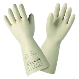 Paar ge&iuml;soleerde elektricienshandschoenen GLE36-00 - Klasse 00 (500 VAC) - Maat 11 - SIBILLE 