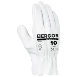 12 Zware hanthandschoenen 357001E NATUURLIJK ERGOS - Maat 7 - RG 