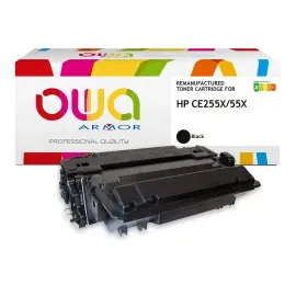 HP CE255X - gerecycleerde toner OWA - extra hoge capaciteit - Zwart 