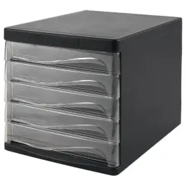 Module met 5 lades zwart ACCESS 