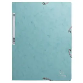 Elastische mappen 3 kleppen Skandi Blauw Gevroren Exacompta 