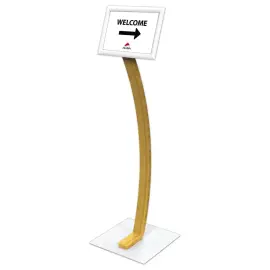 Houten A4 signaalstandaard 