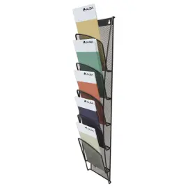 Wanddisplay 1/3A4 in metalen gaas 
