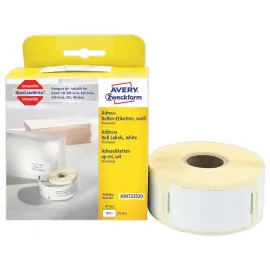 Rol van 500 witte etiketten 54x25 mm voor DYMO LW 450 