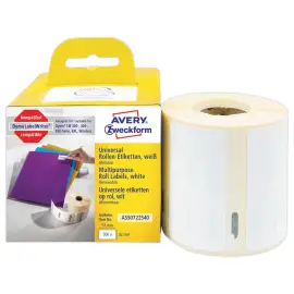 Rol van 1000 witte etiketten 57x32 mm voor DYMO LW 450 