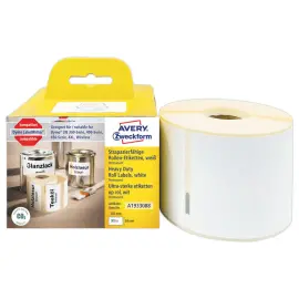 Rol van 300 ultra-sterke polypropyleen etiketten LW 59x102 mm 