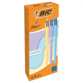 Bic Pastel balpen 4 kleuren 