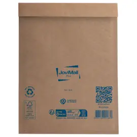 100  Luchtkussenvelop van gerecycled Kraft 140gr 24x33 cm 