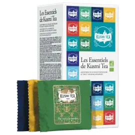 Coffret van 24 zakjes thee en infusies Les Essentiels bio 
