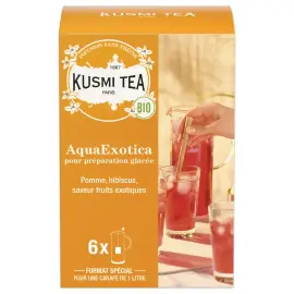 Doos van 6 grote zakken AquaExotica biologische infusie 