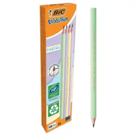 12  Pastel potlood BIC 