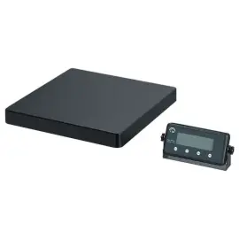 Elektronische weegschaal voor pakketten 300kg staal plateau XL 40x40 cm 