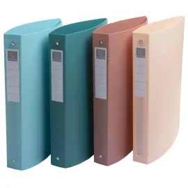 Semi-rigide 4-ring binder SKANDI - Willekeurige kleur 