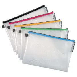 10  Zachte A4 hoezen Exacompta - Assortiment kleuren 