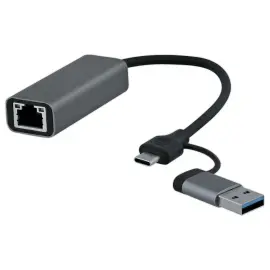 USB/RJ45-adapter - 1GBPS - Grijs 