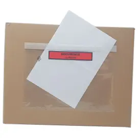 1000  Documenthoezen bijgevoegd voor A5 PP bedrukt 228x165 mm 