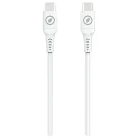 USB-C oplaadkabel van gerecycled plastic 1,2 m - Wit 