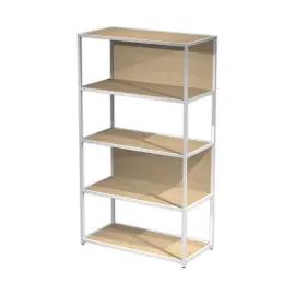 Gemiddelde witte eiken draadbibliotheek, gemonteerd 