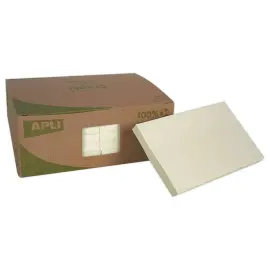 012 Gerecycleerde blokken 125 x 75 mm Geel, 100 blaadjes 