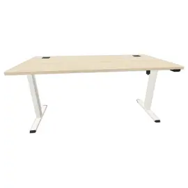 BUREAU ECO ELECTRIQUE ACACIA/WIT MONTE 160 x 80 cm 