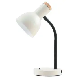 Bureau lamp Andonios Hout/Wit 