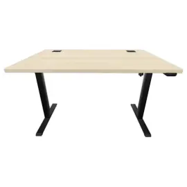 BUREAU ECO ELEKTRISCH ACACIA/ZWART MONTE 120X 60 CM 