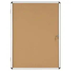 Binnenvitrine met draaideur earth kurk 9A4 