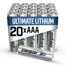 20  lithiumbatterijen ENERGIZER Ultimate L92 (AAA) 