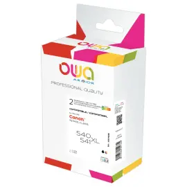 Pack van 2 compatibele JE OWA-cartridges PG-540XL / CL-541XL assorti 