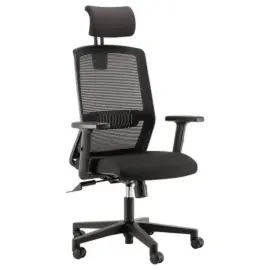 Operator seat mesh DADA mounted with headrest 