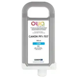 Cartouche B45688OW OWA voor plotters compatibel met CANON PFI-707 700ml-Cyaan 
