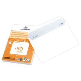 50  witte C5-enveloppen 162x229 80 g siliconenband 