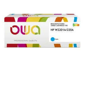 Toner K16553OW compatibel met HP W2201A OWA - Cyaan 