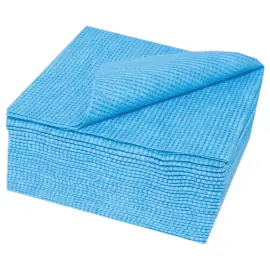 25  niet-geweven MULTITOWEL doeken blauw 35x50 cm 