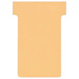 100  T-fiches voor planning - Maat 2 - Beige - NOBO 