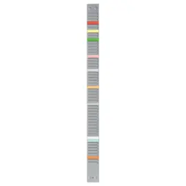 Planningsstrook met T-fiches - 54 sleuven - Index 2 - NOBO 
