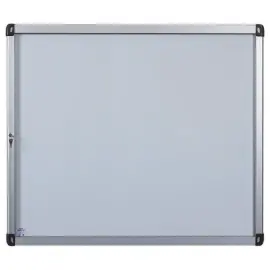 Buitenvitrine in aluminium en met veiligheidsglas - 9 x A4 