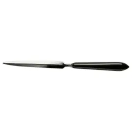 Klassieke briefopener - zwart - 21 cm 