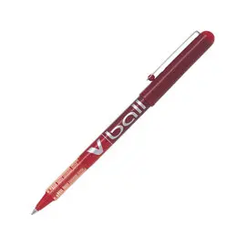 Rollerpen met metalen punt V Ball 05 PILOT - fijn schrift - Rood 