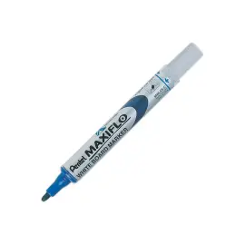 Droog uitwisbare marker Maxiflo met ronde punt - Blauw - PENTEL 