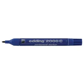Permanent marker 2000 - Ronde punt - Blauw - EDDING 