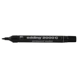 Permanent marker 2000 - Ronde punt - Zwart - EDDING 