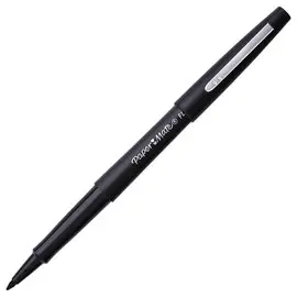 Viltstift met nylon punt Flair - Medium schrift - Zwart - PAPERMATE 