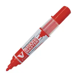 Droog uitwisbare en navulbare markeerstift V-Board Master Begreen - Rood - PILOT 